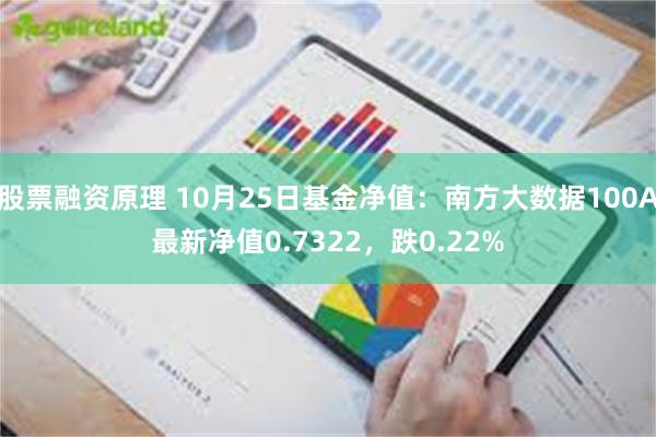 股票融资原理 10月25日基金净值：南方大数据100A最新净值0.7322，跌0.22%