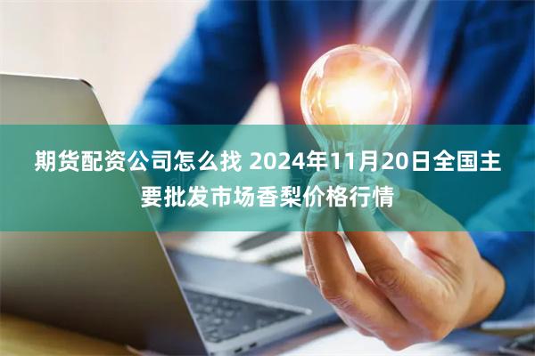 期货配资公司怎么找 2024年11月20日全国主要批发市场香梨价格行情